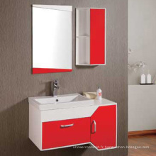 Meuble-lavabo de salle de bains en PVC de 90 cm (6139)